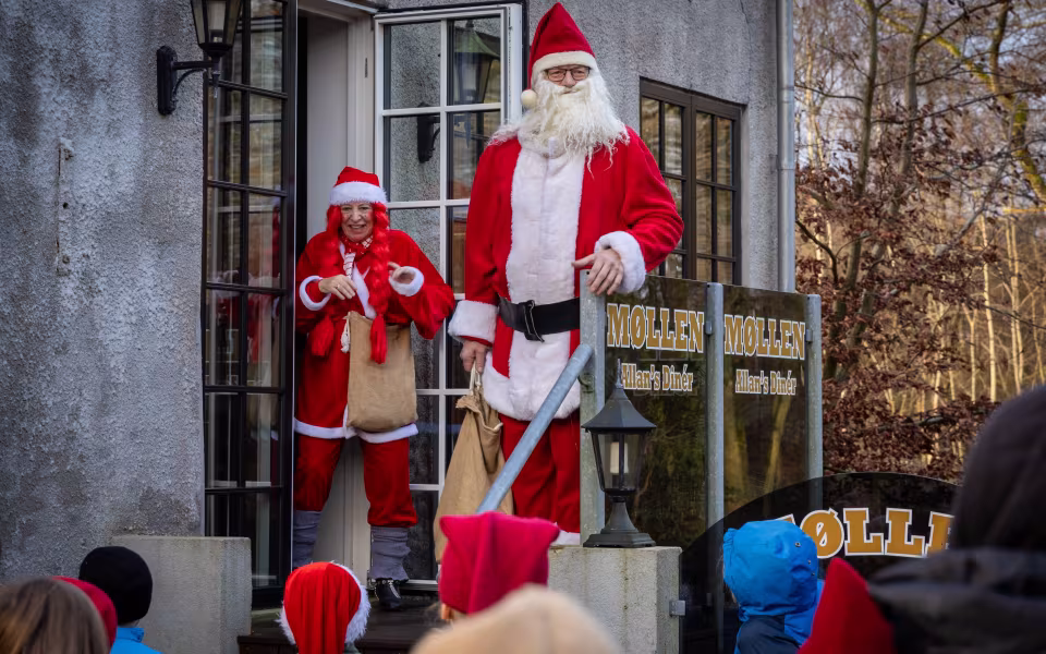 På jagt efter Julemanden i Ansager