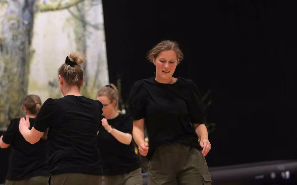 Forårsstemning i Outrup med GUB Gymnastik