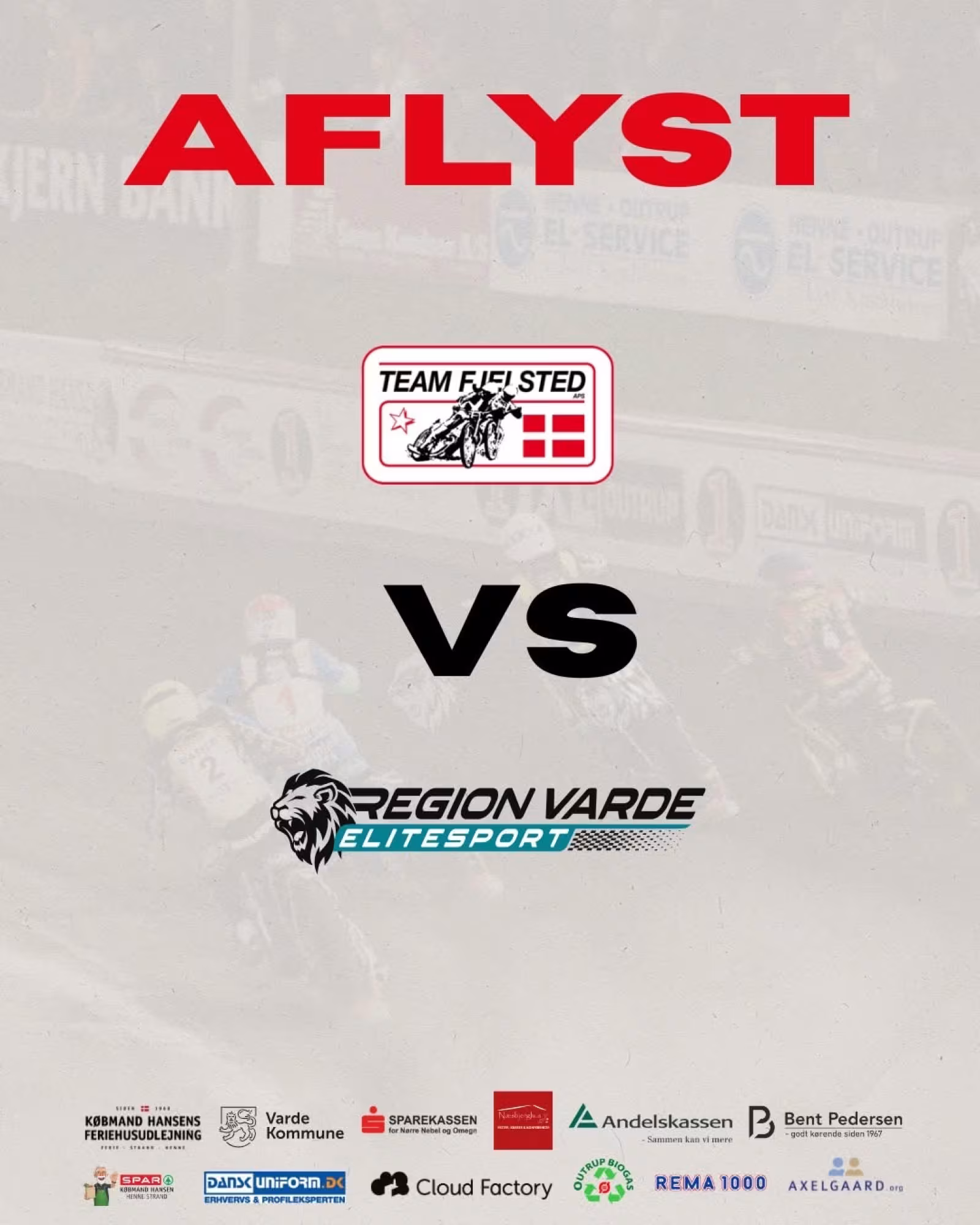 Matchen i Fjelsted aflyst