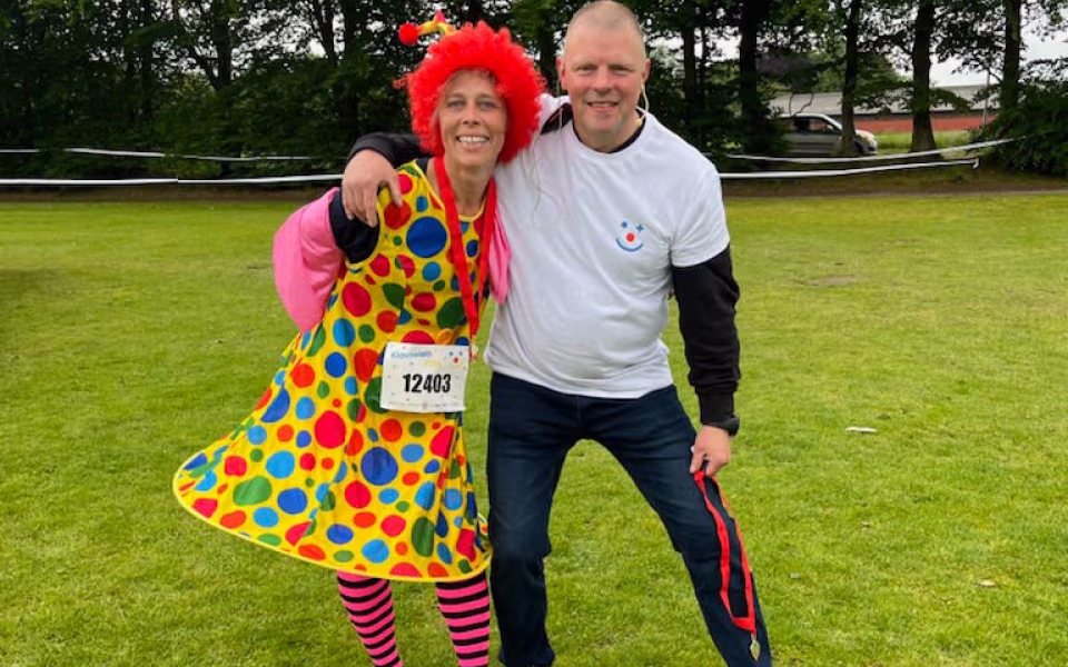 Klovneløb i Ansager støtter syge børn