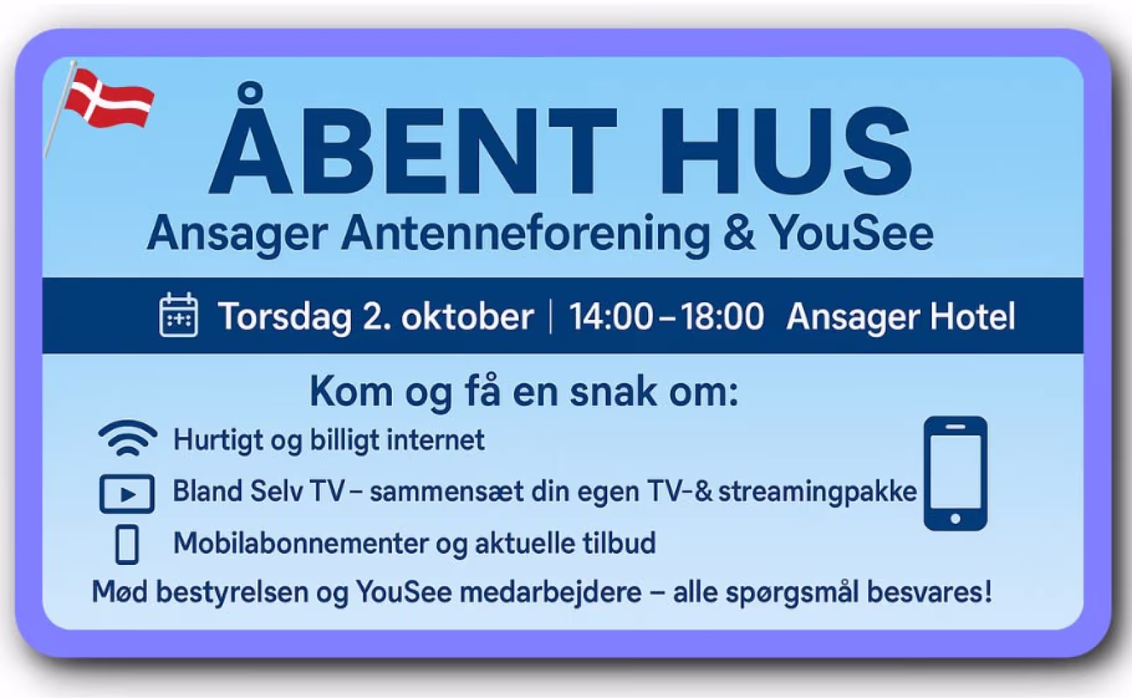 Åbent Hus hos Ansager Antenneforening