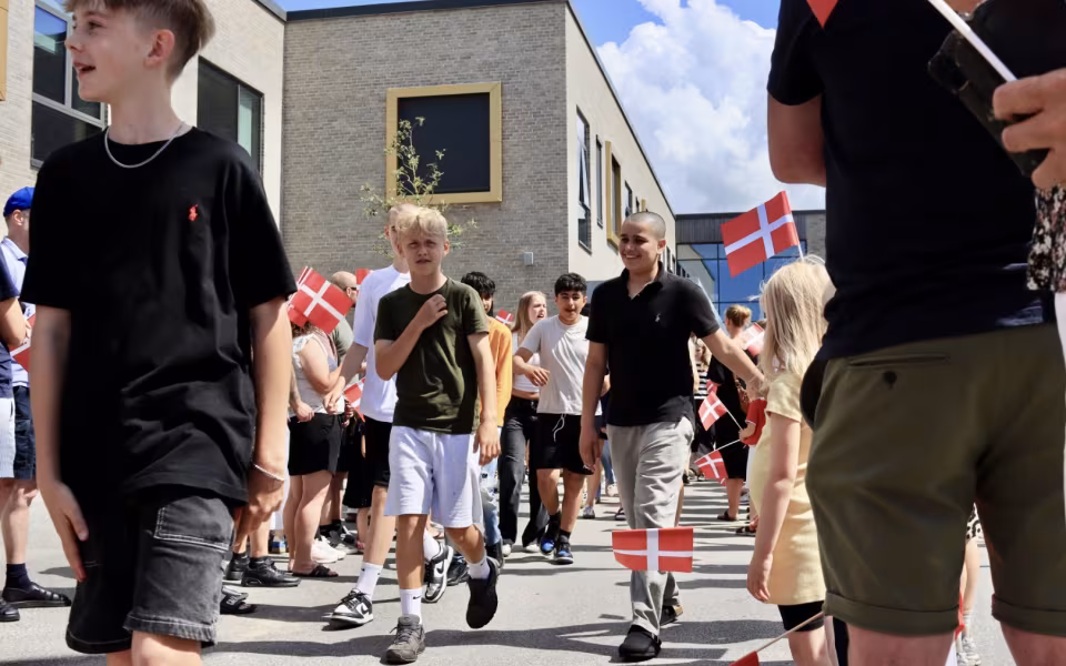 Ferie og udklapning på Frello Skolen
