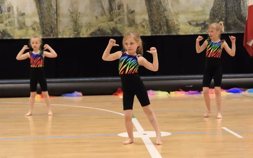 Forårsstemning i Outrup med GUB Gymnastik