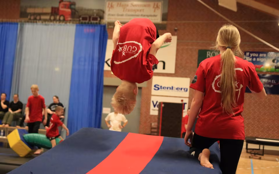 Forårsstemning i Outrup med GUB Gymnastik