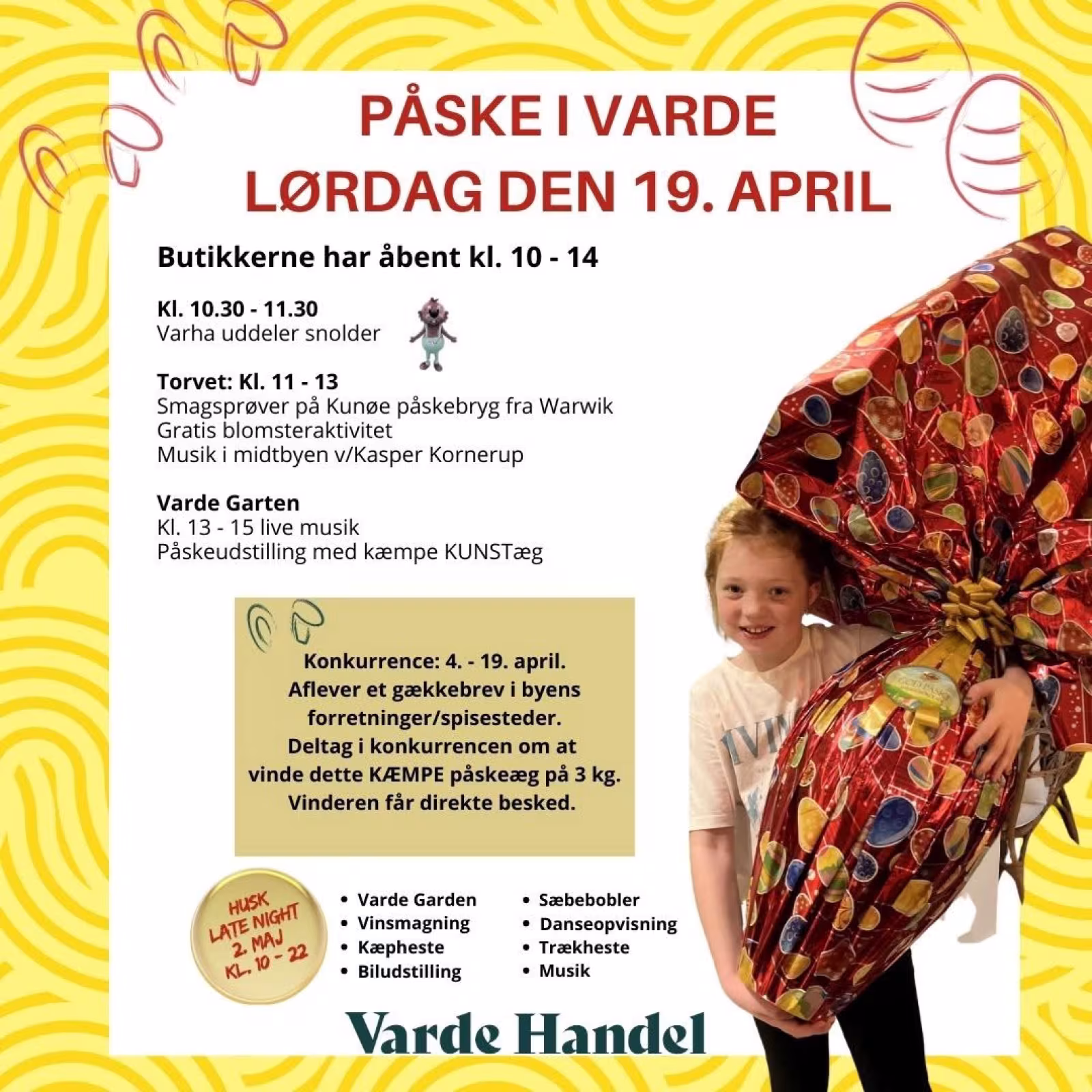 Varde Handel ønsker alle en god påske