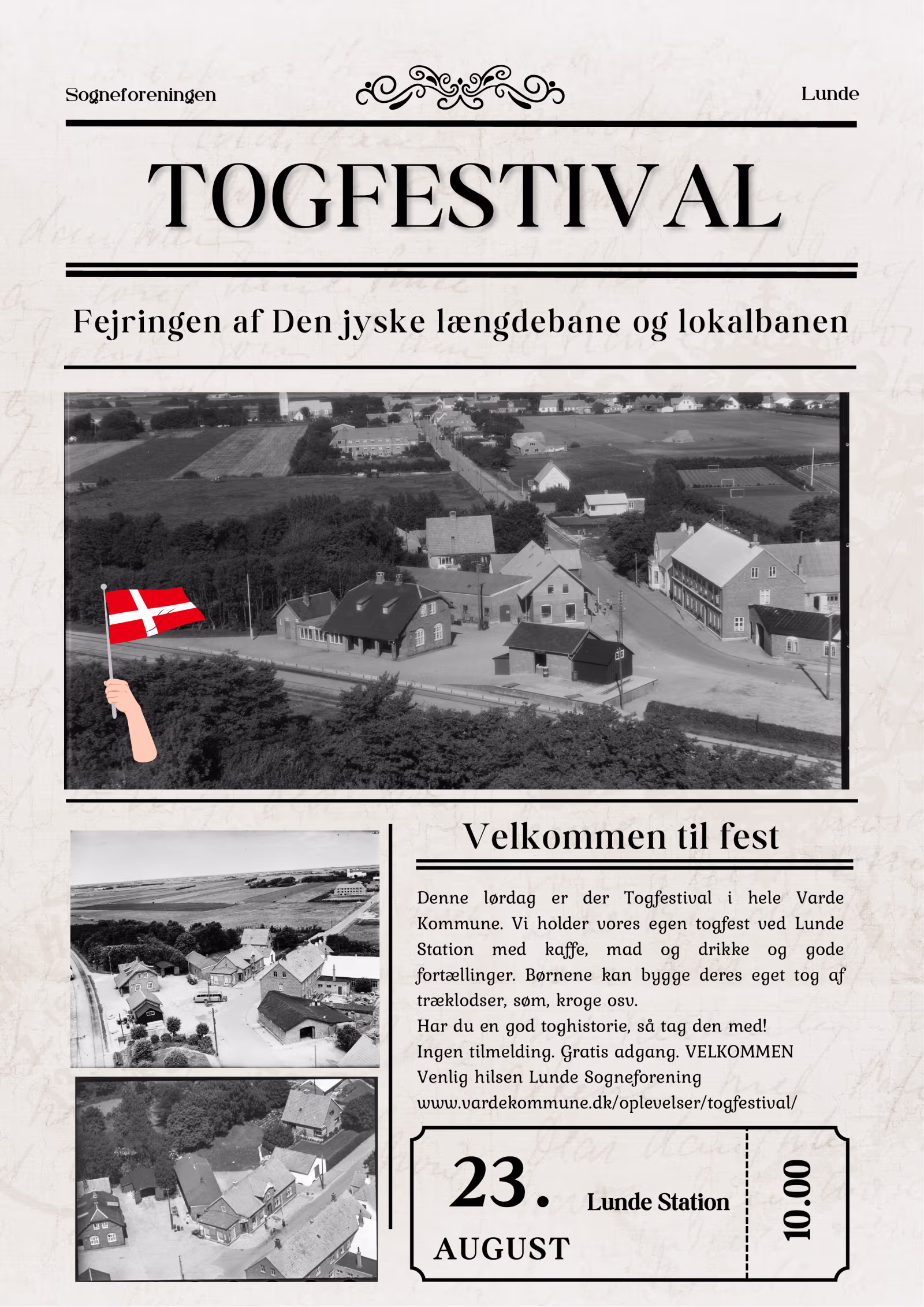 23 aug: Togfestival