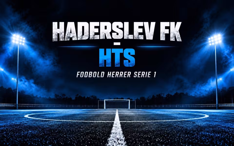 Fodbold herrer serie 1.  Haderslev FK - HTS