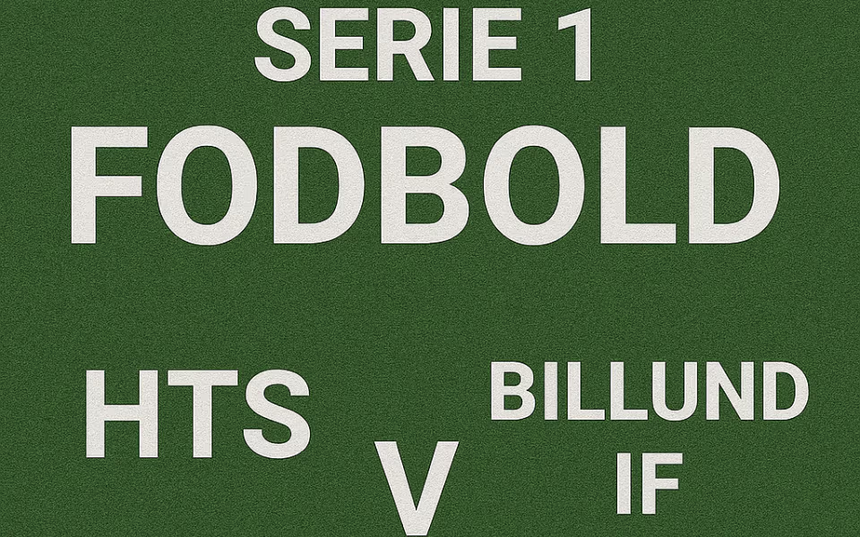 Serie 1 fodbold. HTS møder Billund IF i den sidste hjemmekamp for i år