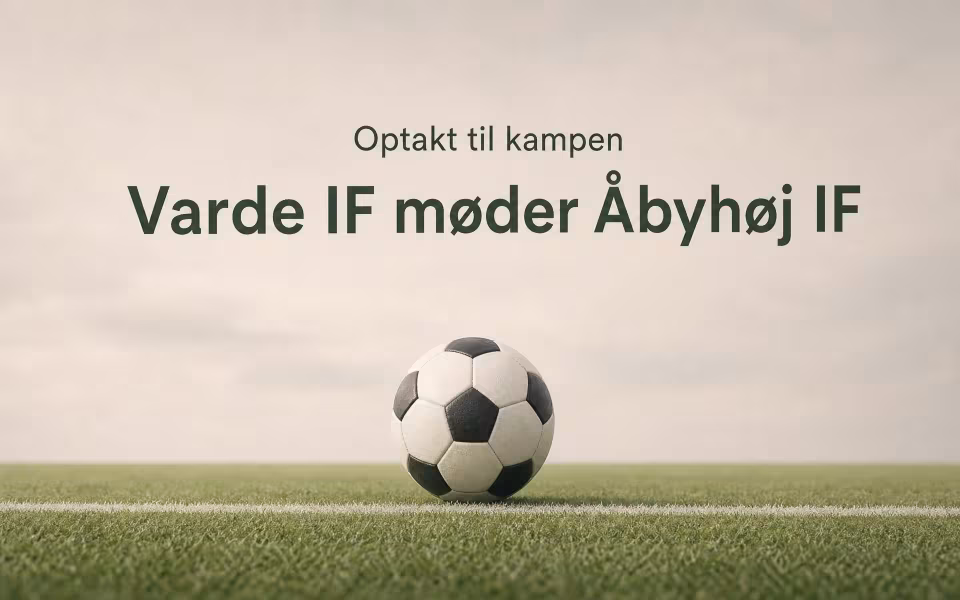Optakt til kampen Varde IF møder Åbyhøj IF