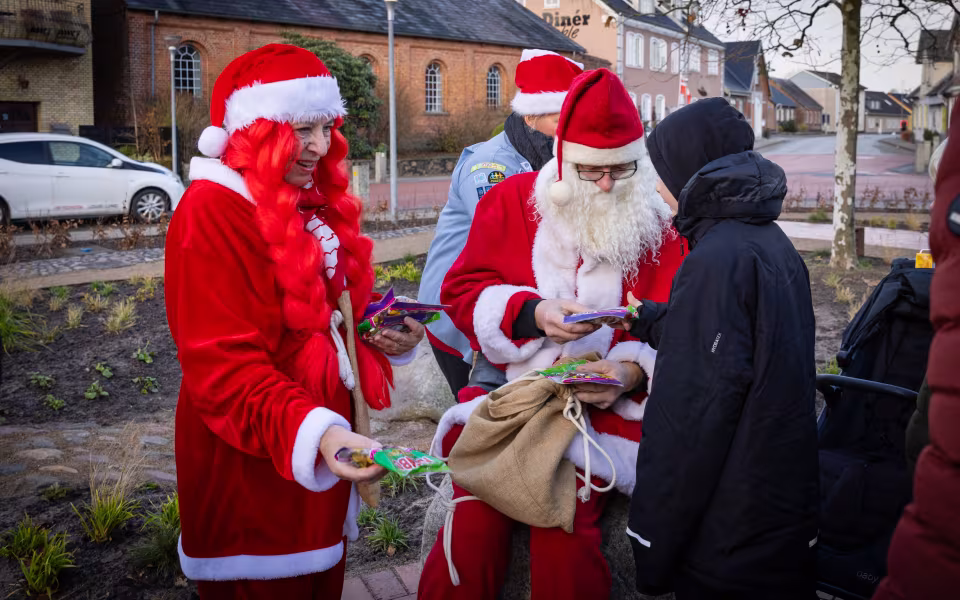 På jagt efter Julemanden i Ansager