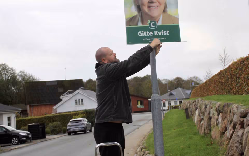 Valgplakater skyder op i Outrup