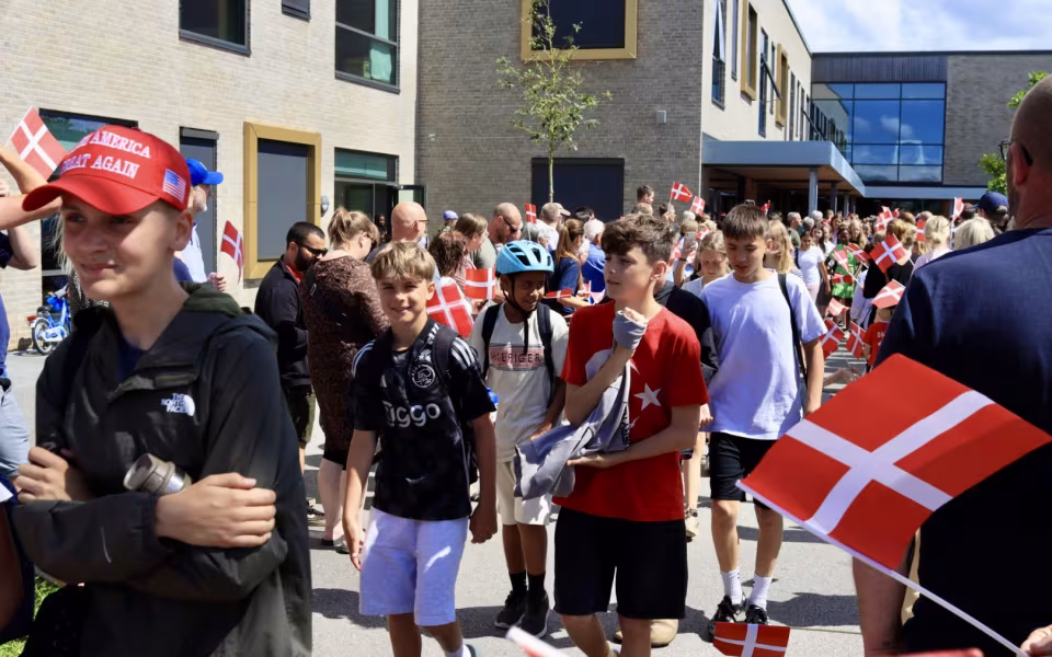 Ferie og udklapning på Frello Skolen