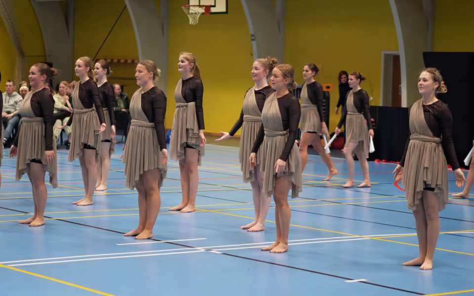 Gymnastikopvisning 2025 i Skovlund-Ansager Hallen