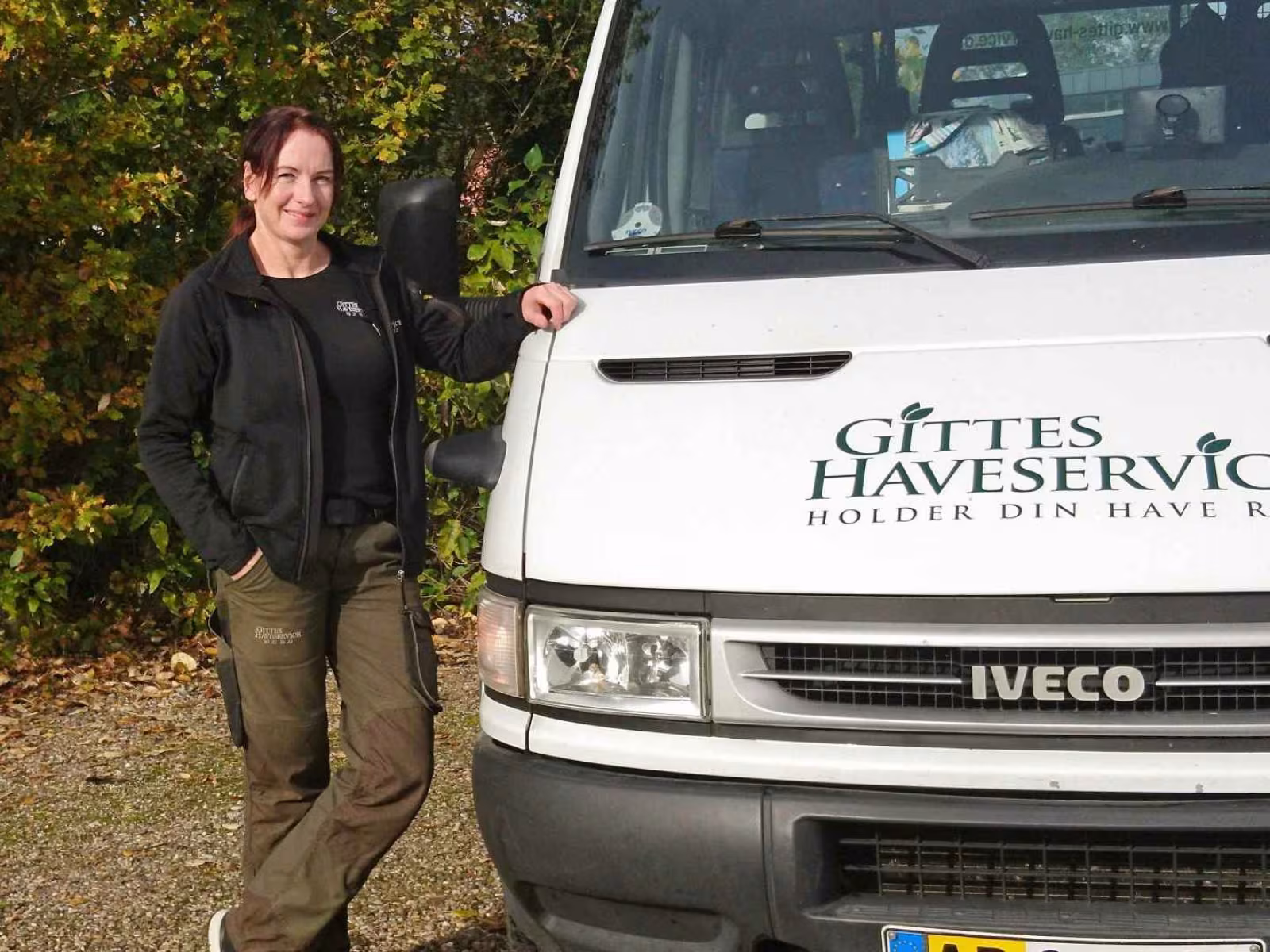 Gitte "at your service"