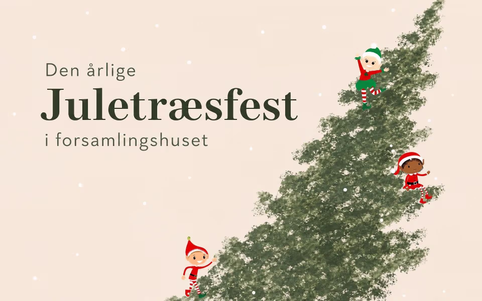 Den årlige Juletræsfest i forsamlingshuset