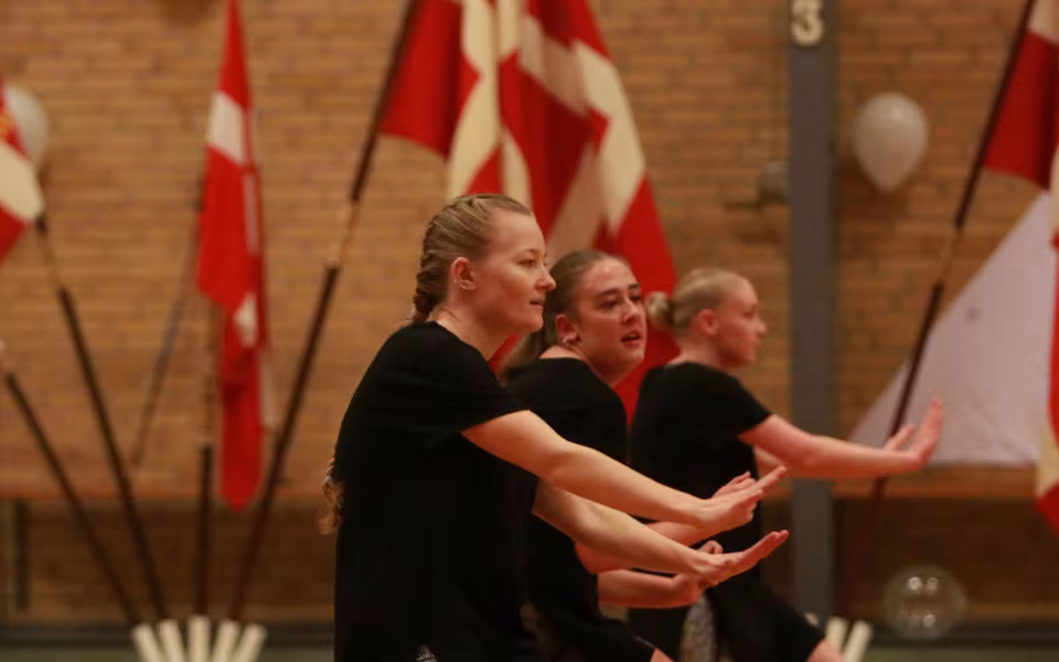 Seniorer fejrer gymnastik og fællesskab