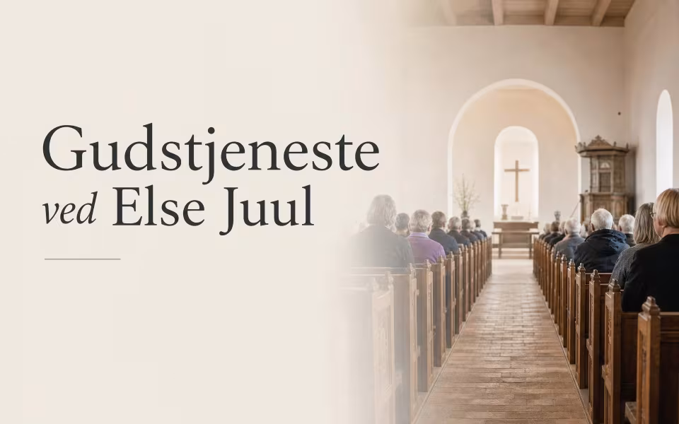 Gudstjeneste ved Else Juul