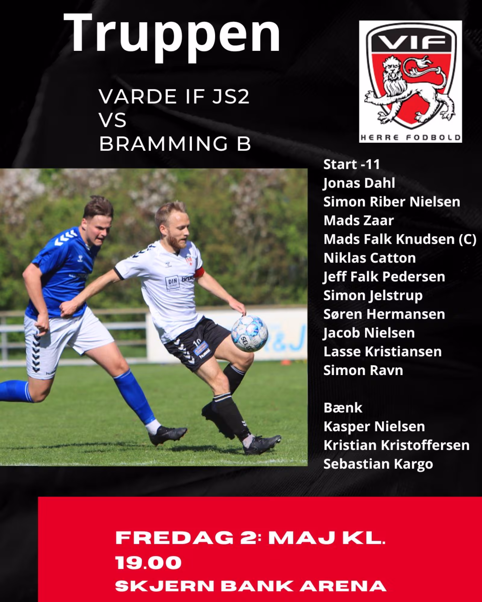 Truppen til kampen mod Bramming