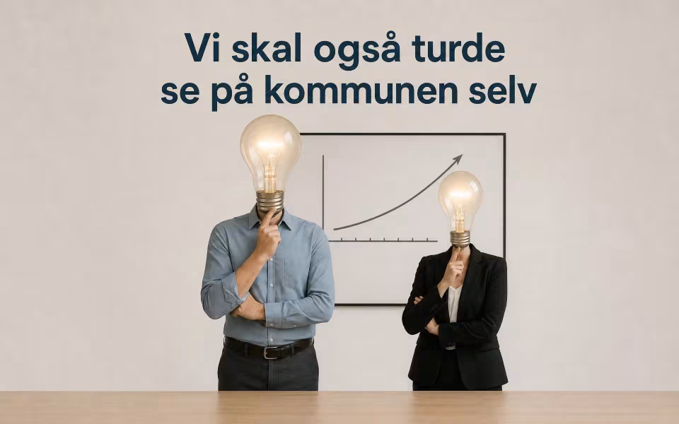 Vi skal også turde se på kommunen selv