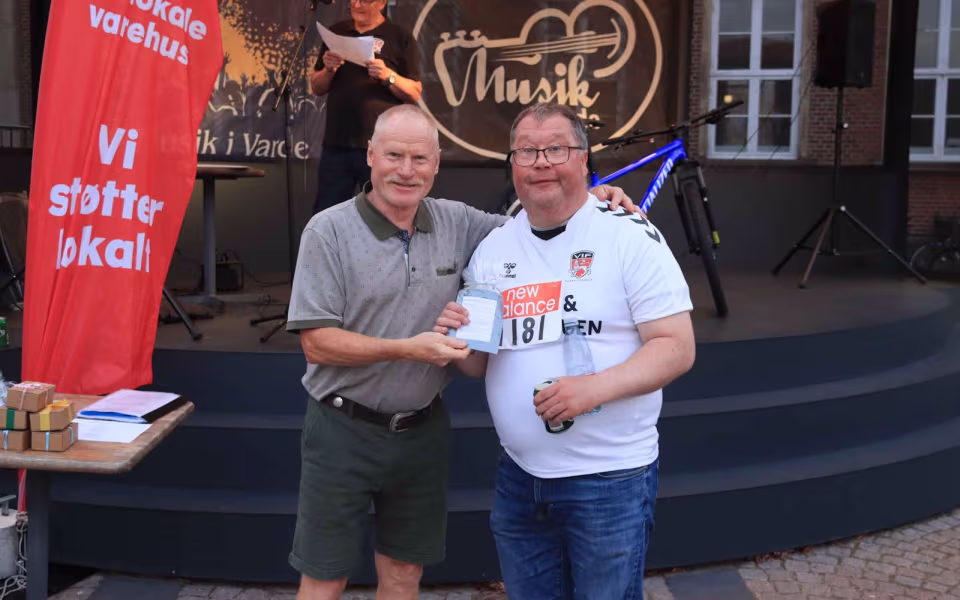 Sponsorløb skabte fest på torvet