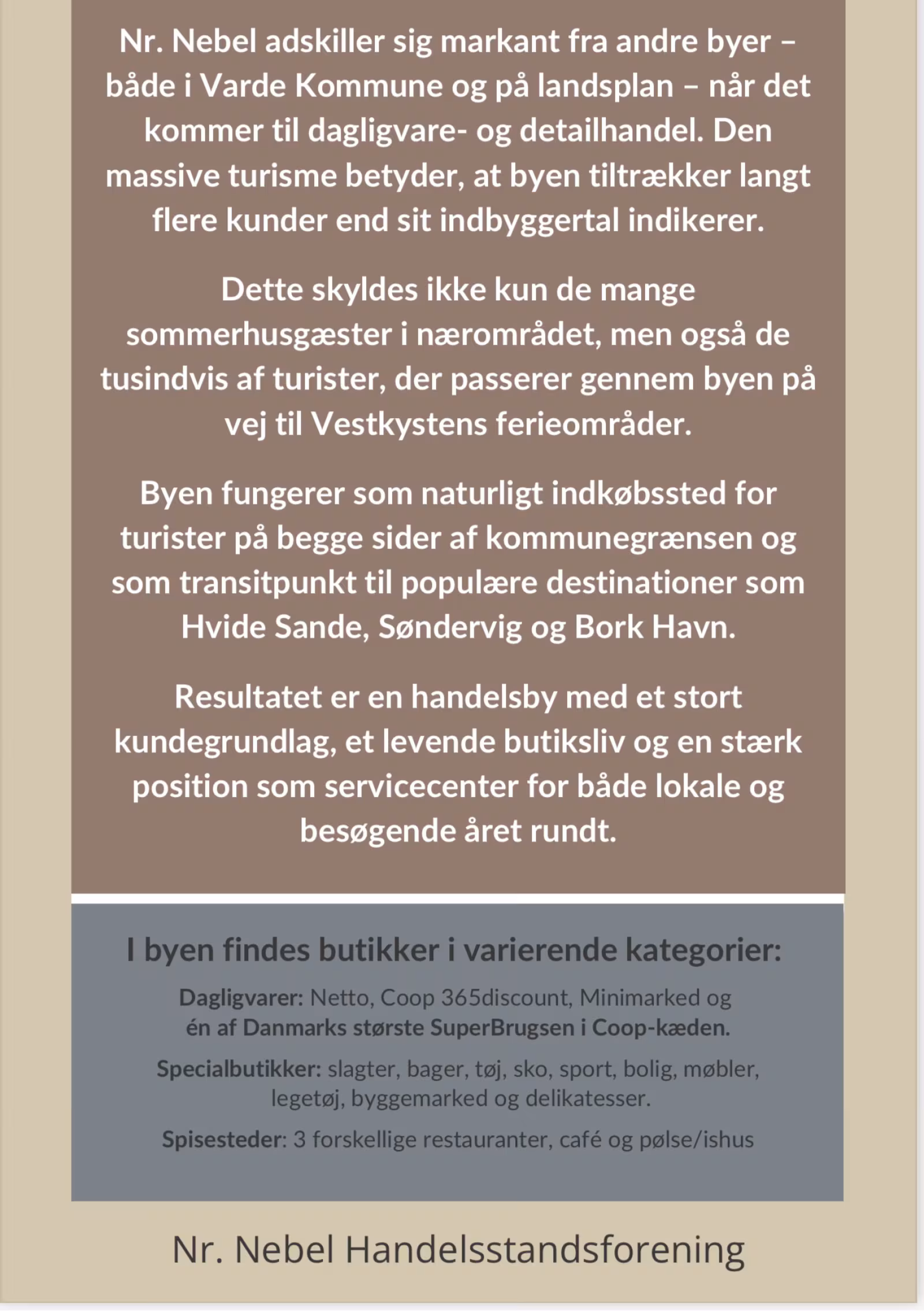 Bliv en del af handelsbyen Nr. Nebel