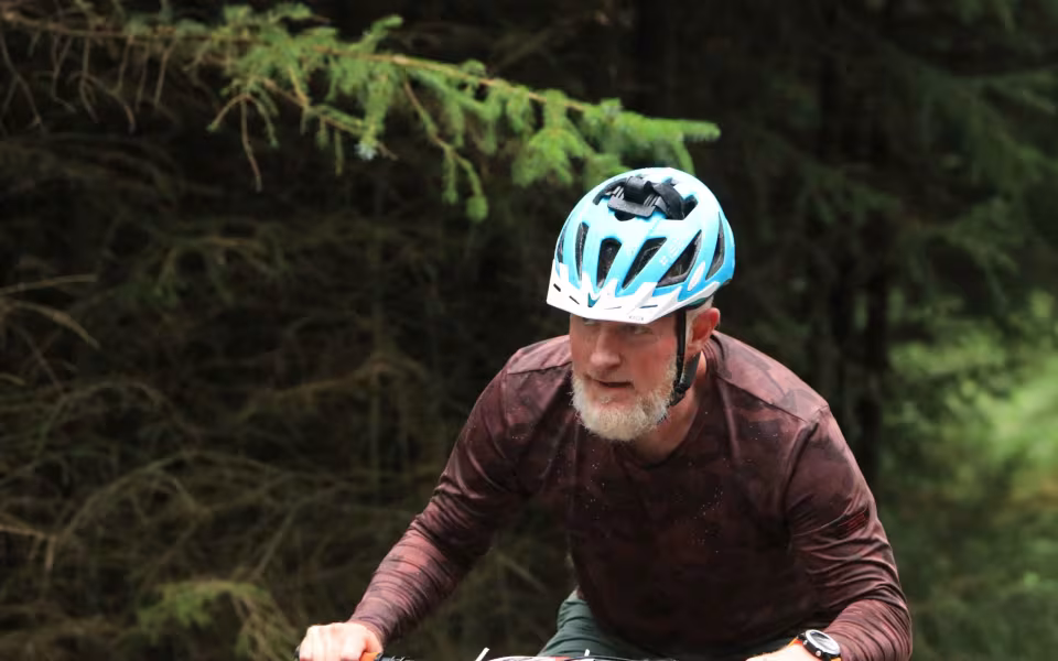 Mountainbike ryttere imponerede trods vådt vejr