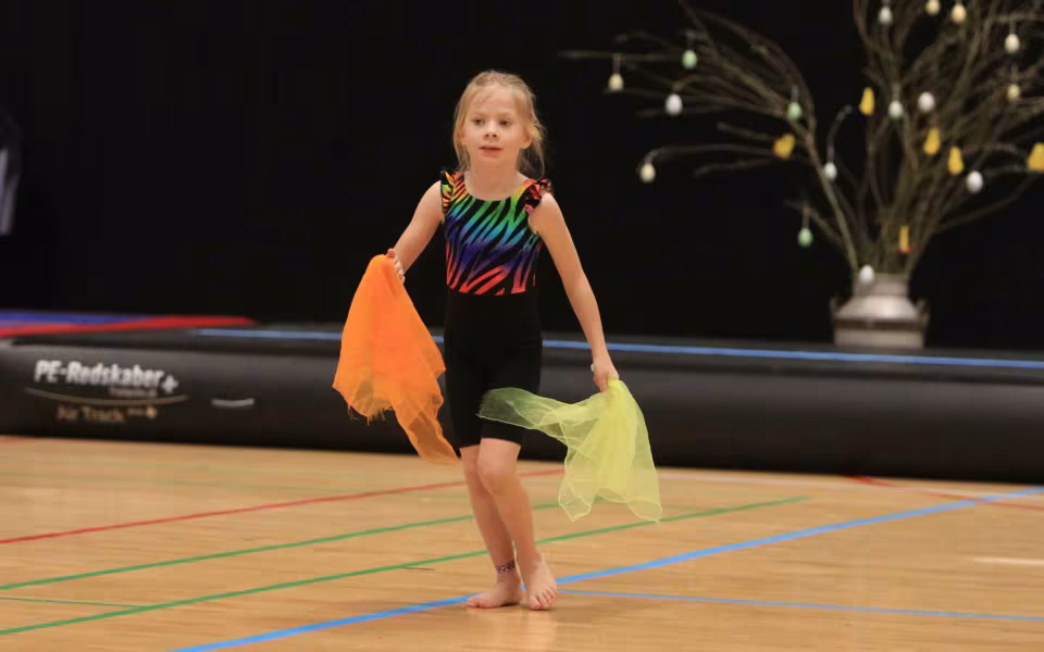 Forårsstemning i Outrup med GUB Gymnastik
