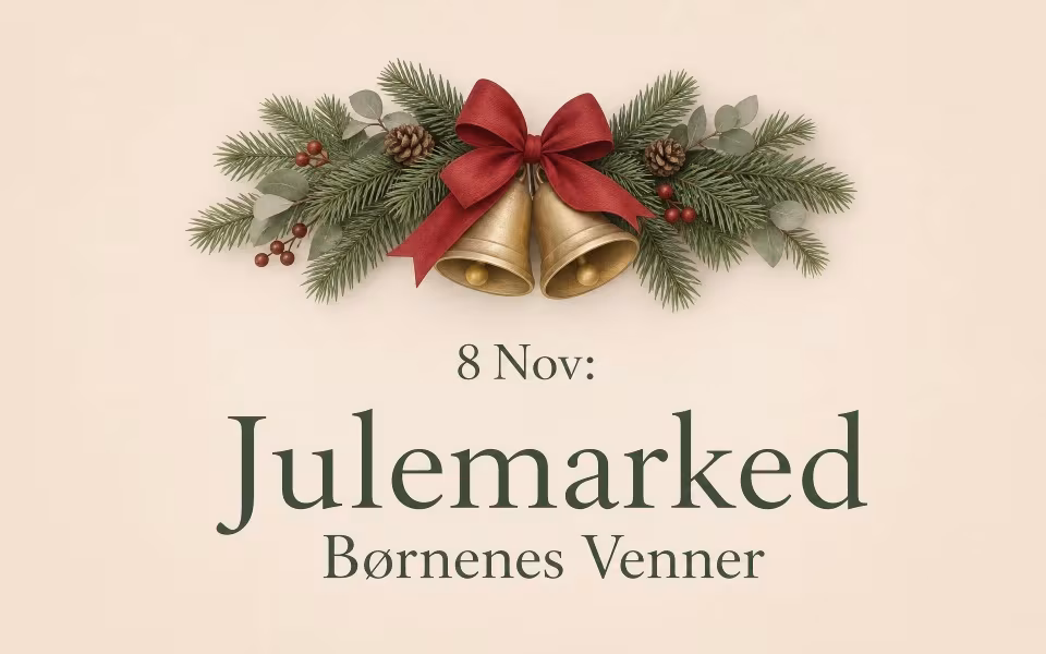 8 Nov: Julemarked Børnenes Venner