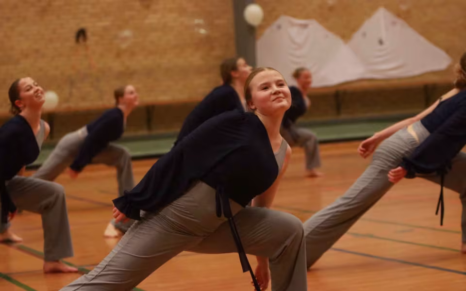 Seniorer fejrer gymnastik og fællesskab