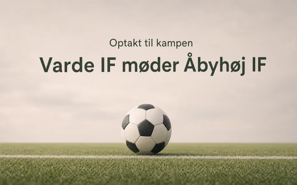 Optakt til kampen Varde IF møder Åbyhøj IF