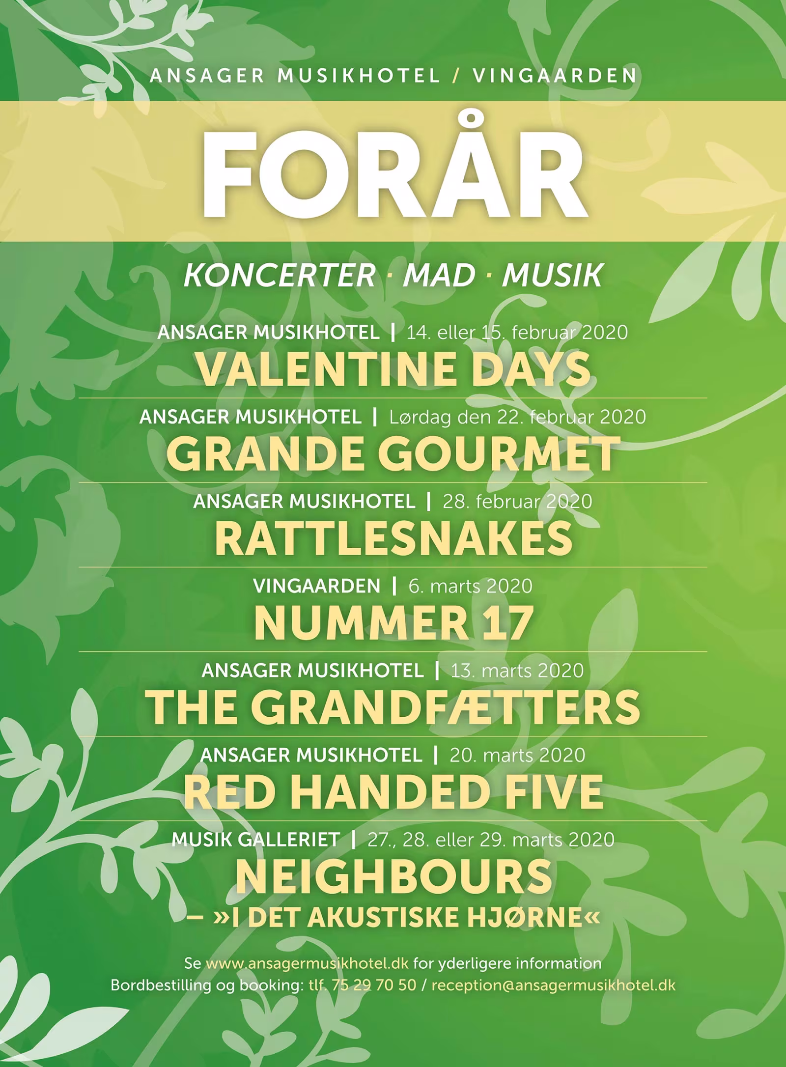 Med koncerter, mad og musik