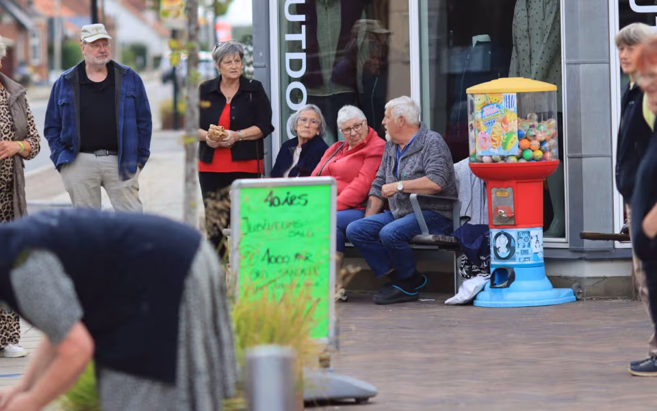 Sommeraften med rytmer i byen