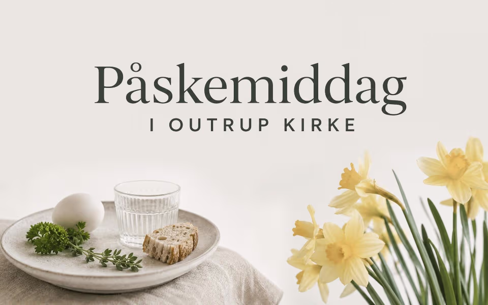 Påskemiddag i Outrup Kirke