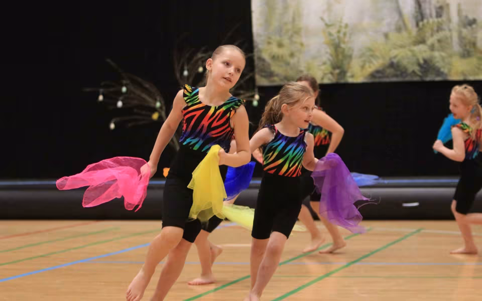 Forårsstemning i Outrup med GUB Gymnastik