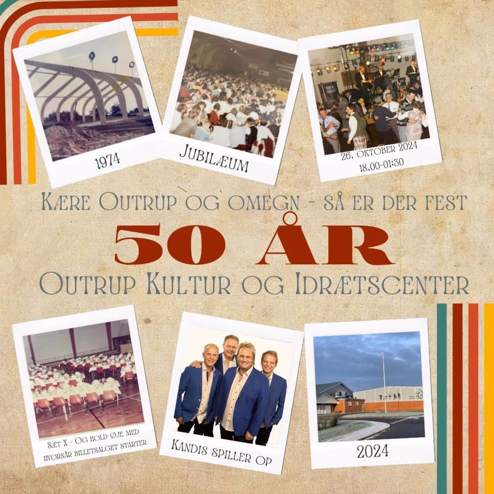 50 års jubilæumsfest i Outrup Kultur & Idrætscenter