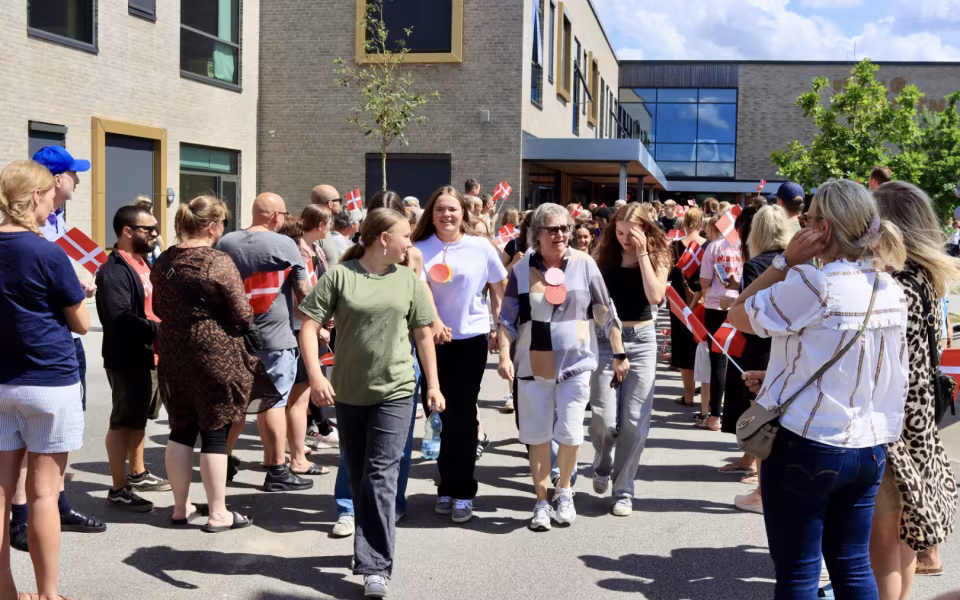 Ferie og udklapning på Frello Skolen