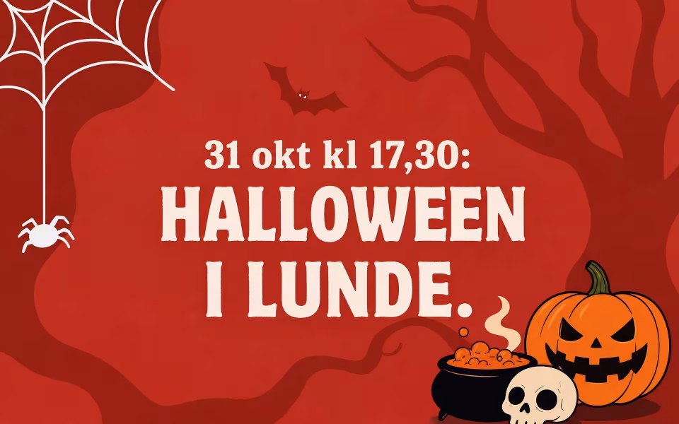 31 okt kl 17,30: Halloween i Lunde.