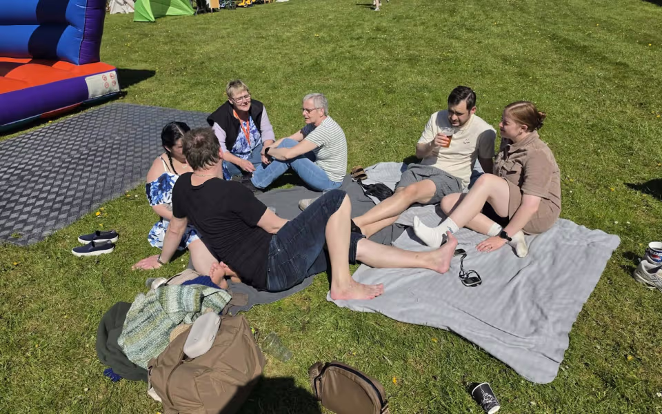 Ved Landsbyfesten i Gårde, var der også i år en god stemning og sommervejret viste sig også fra sin bedste side.