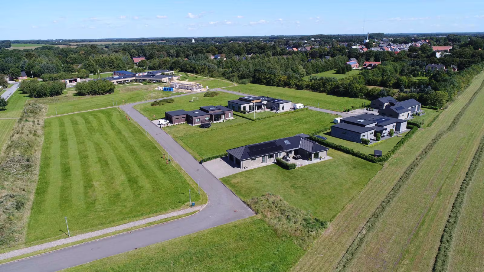 Sidst i november står hus nummer 6 færdig i Yderikparken i Tistrup