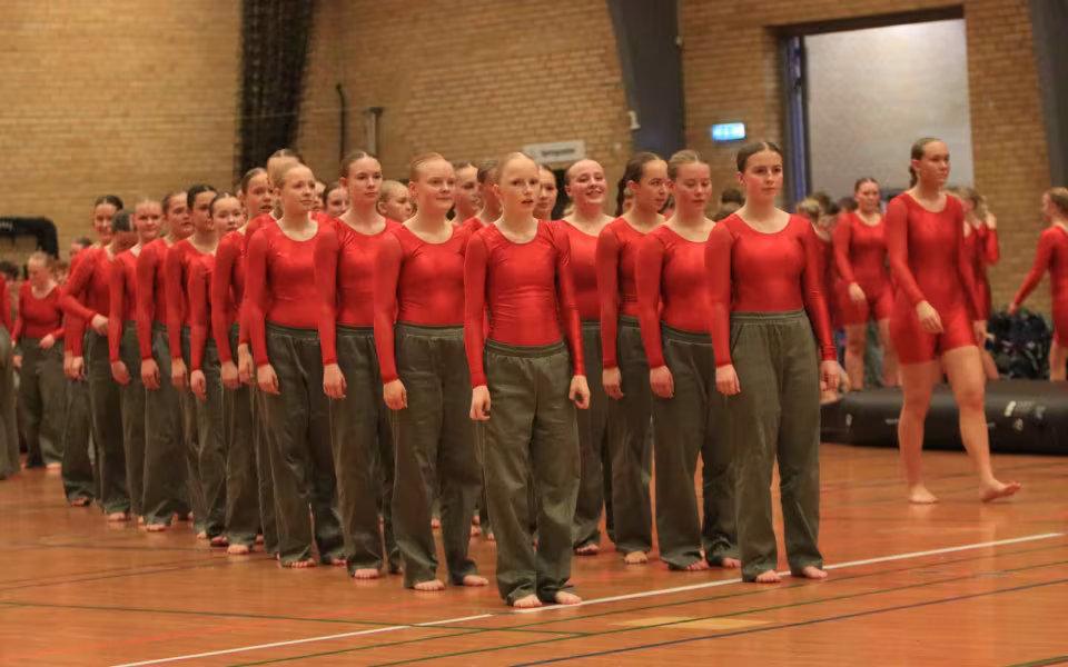 Farverig opvisning lyser Sportspark op