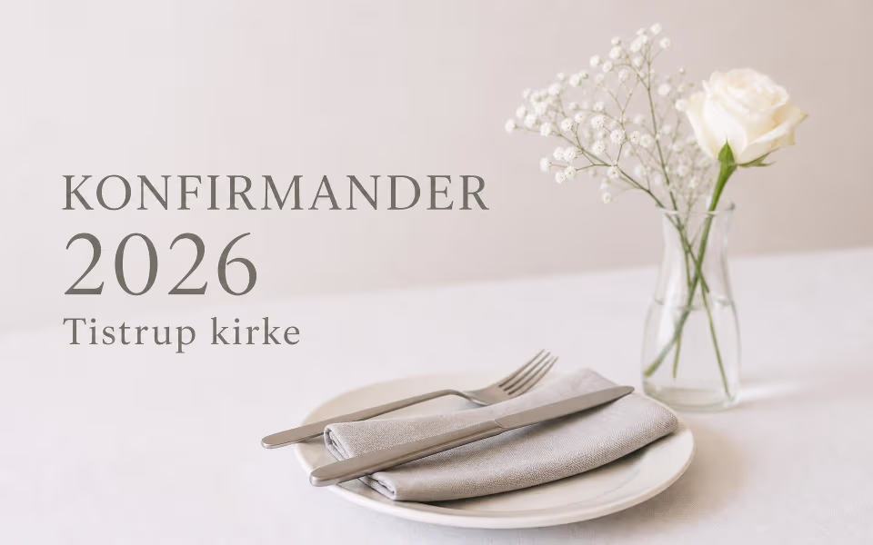 KONFIRMANDER 2026 Tistrup kirke