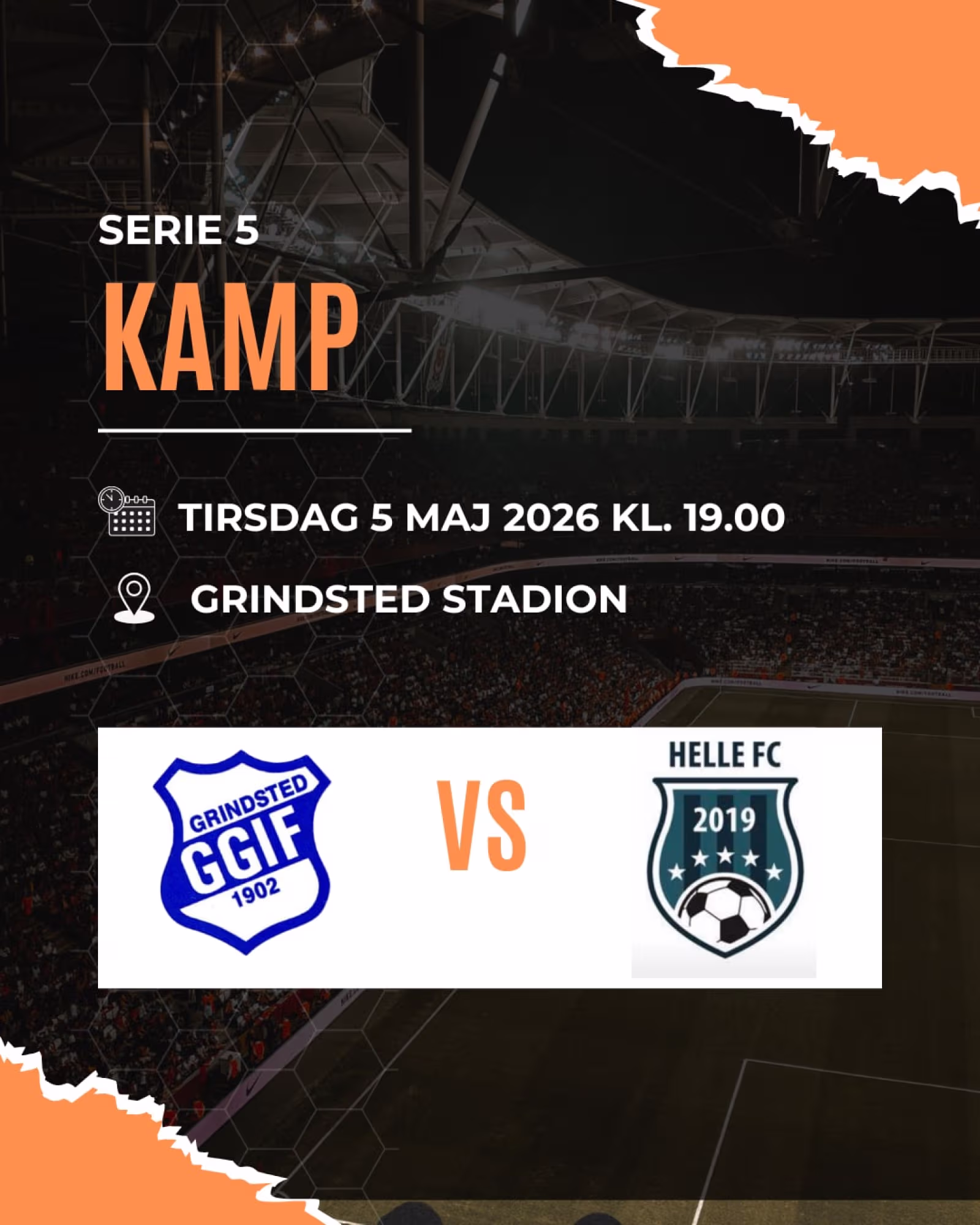 4 kampe i uge 19 for Helle FC senior herre i fodbold.