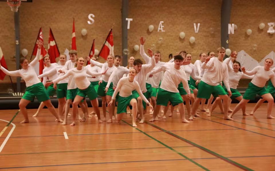 Seniorer fejrer gymnastik og fællesskab