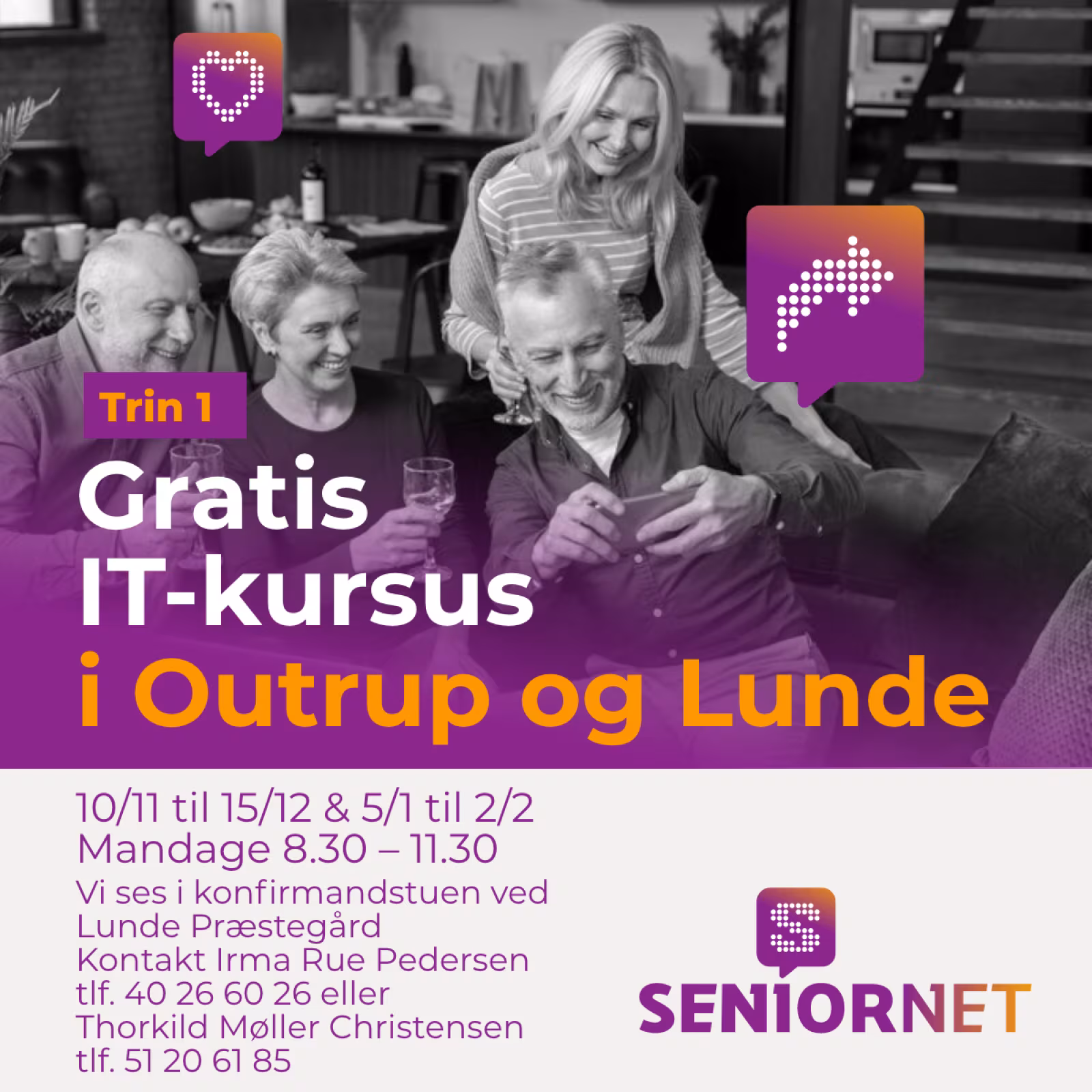 Gratis IT-kursus i Outrup og Lunde