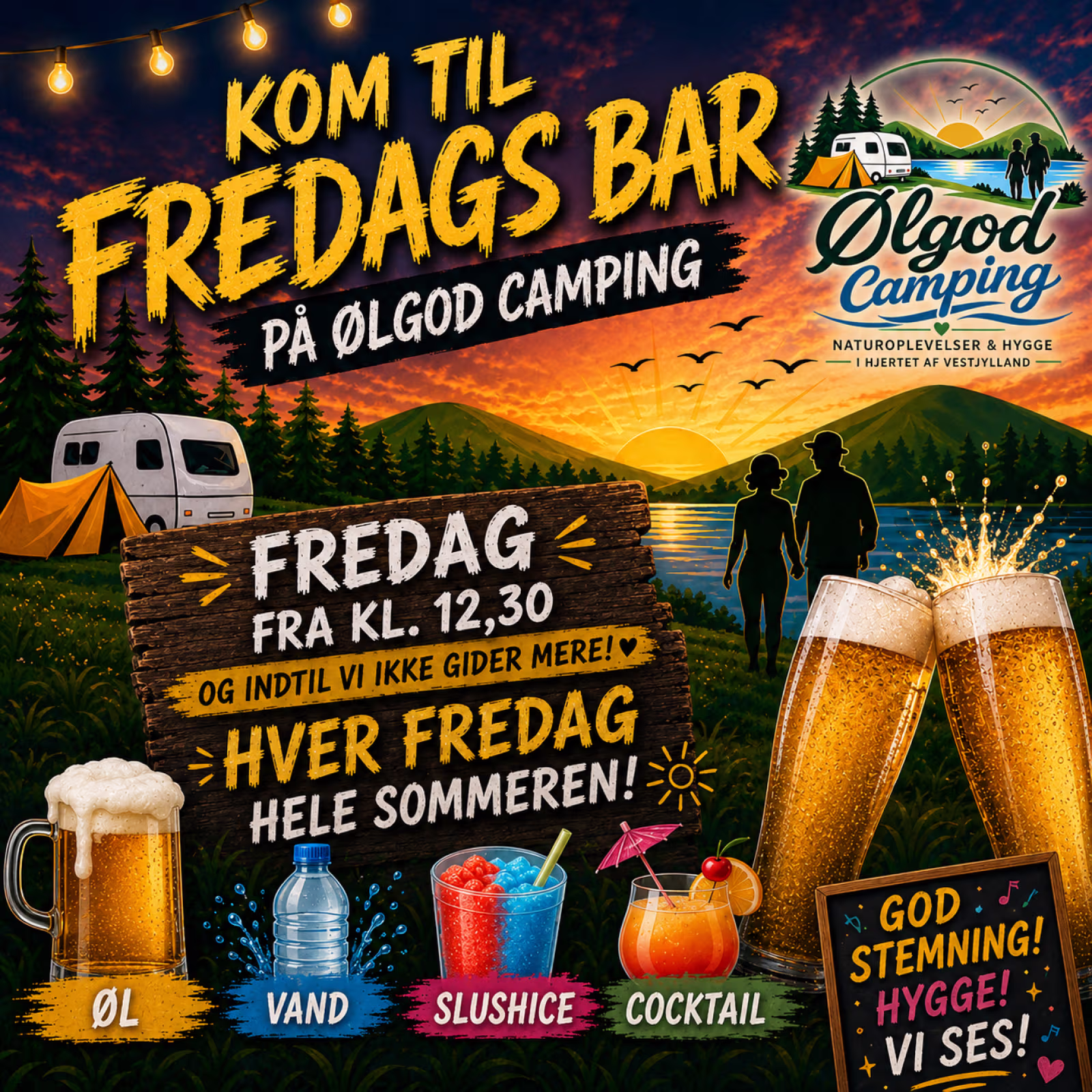 Kom til fredags bar på Ølgod Camping
