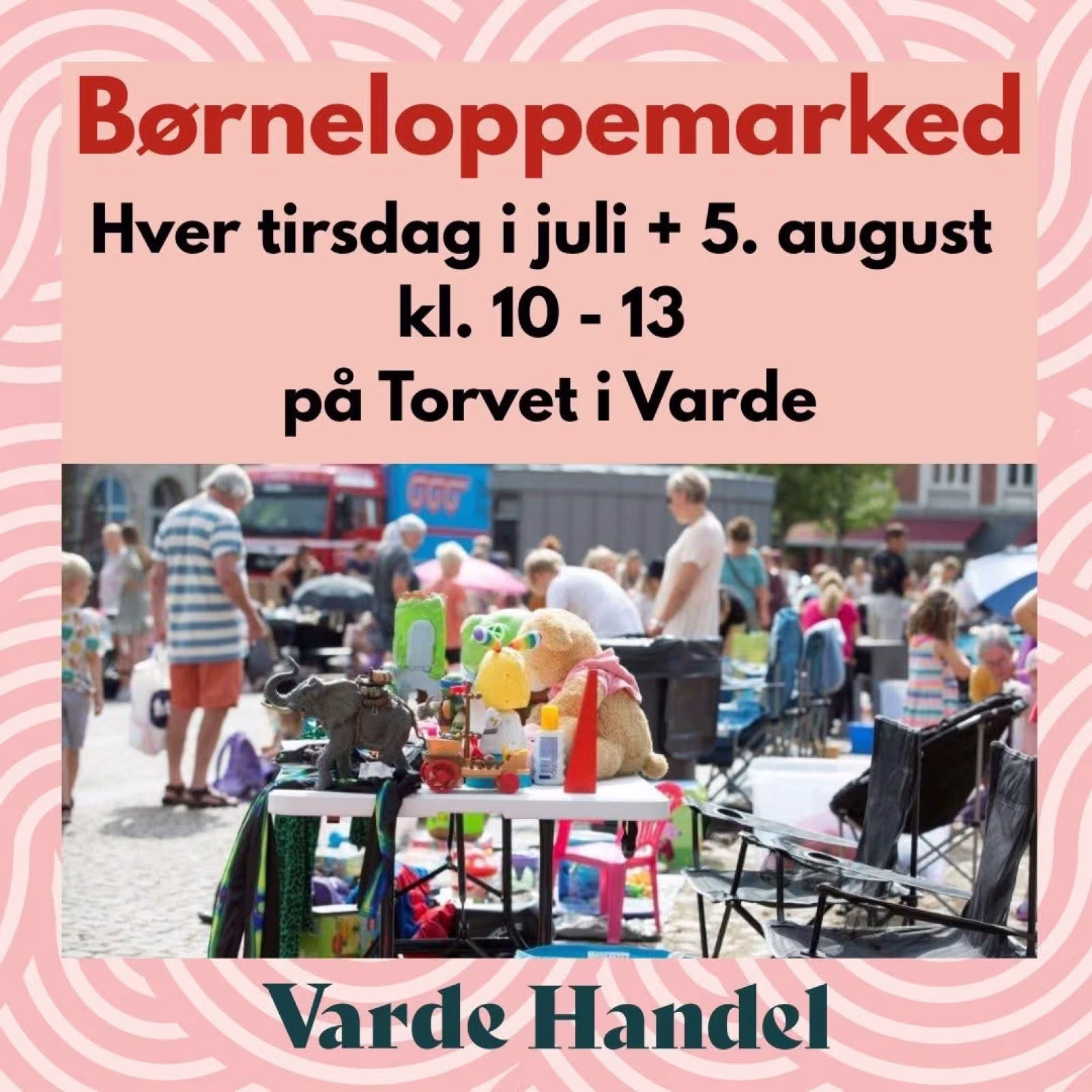 Børne Loppemarked på Torvet i Varde