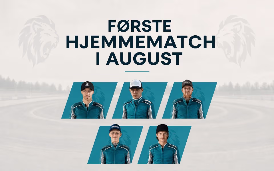 Første hjemmematch i august