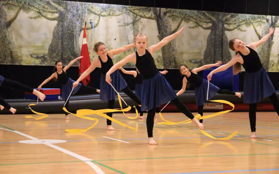 Forårsstemning i Outrup med GUB Gymnastik