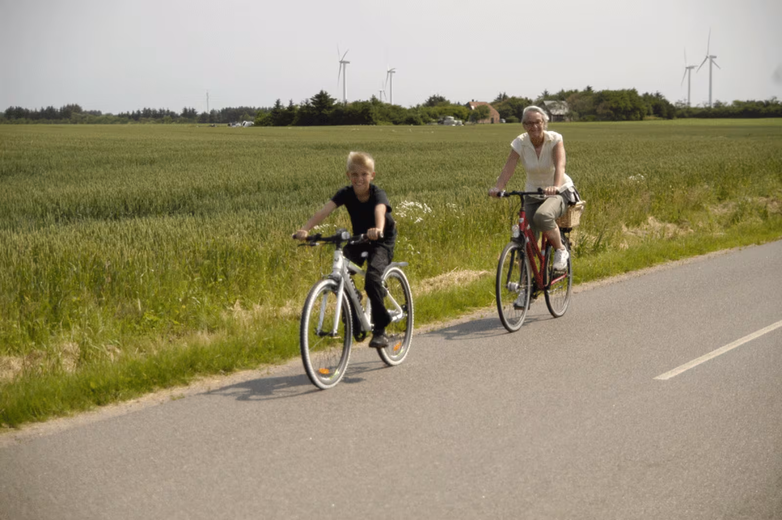 Cykelstier og vejstriber i Blåbjerg