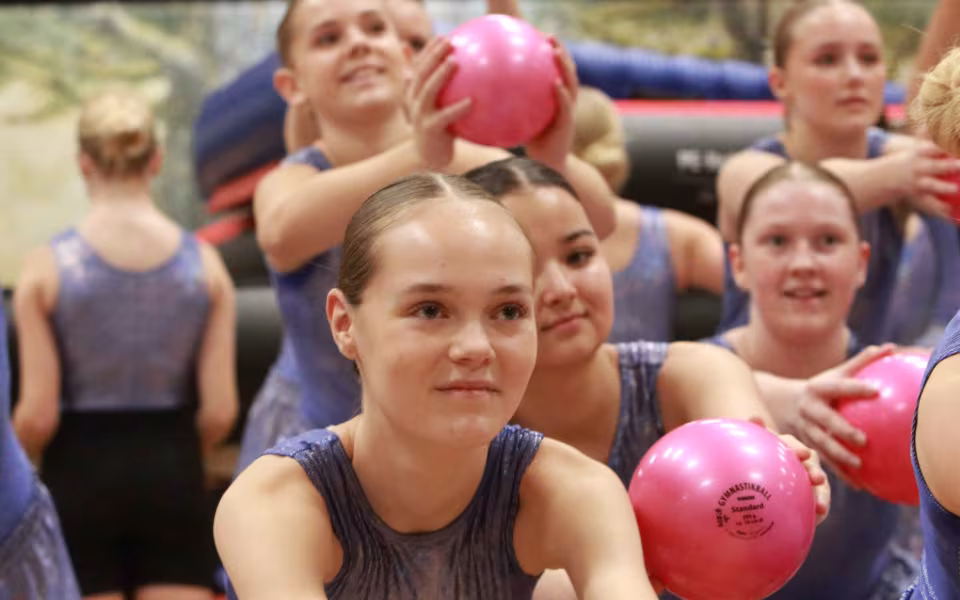 Forårsstemning i Outrup med GUB Gymnastik